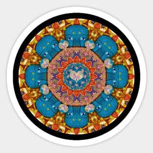 Mandala Magic - Buddha's Love Sticker